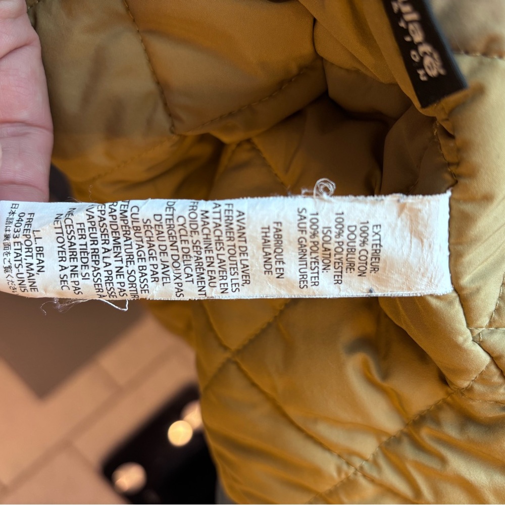 L.L. Bean Men's Blue and Brown Military Jacket Barn Jacket vintage - Picture 14 of 16
